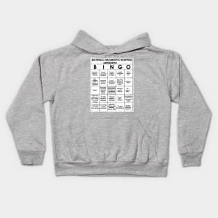 Malbonaj Argumentoj Kontraŭ Esperanto BINGO Kids Hoodie